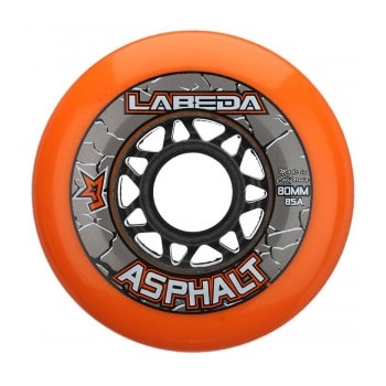 Rollen Labeda Gripper Asphalt Hard 4er Orange/Schwarz
