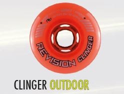 Rollen Revision Clinger Outdoor 4er Set Orange