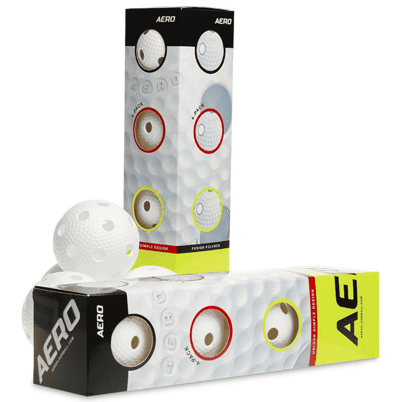 Floorball Ball Salming Aero 4er VP - White 