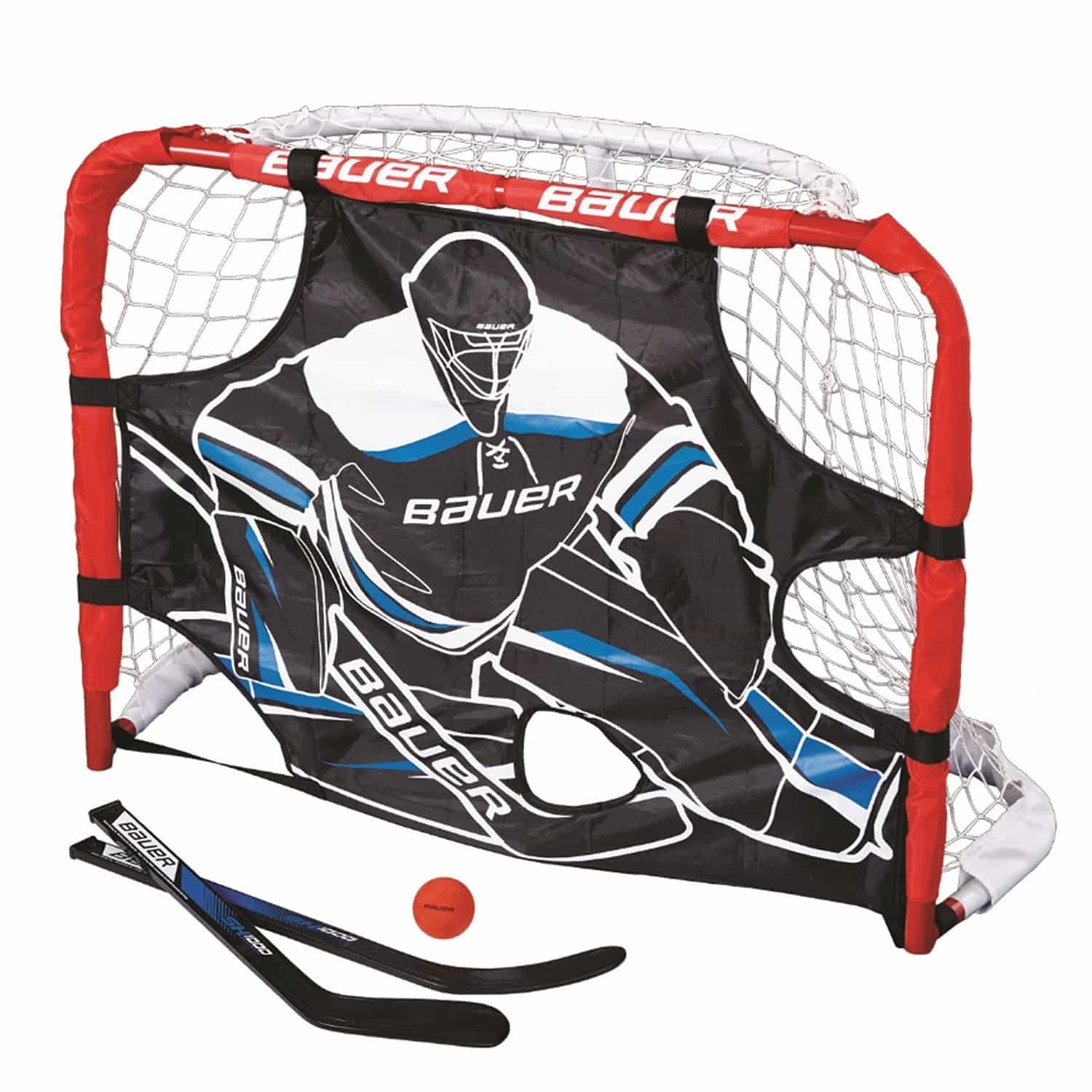 ACC Mini Tor Bauer Knee Hockey Pro Tor Set 30,5" 1 Tore, 2 Ministicks, 1 Foam Ball & 1 Tutor
