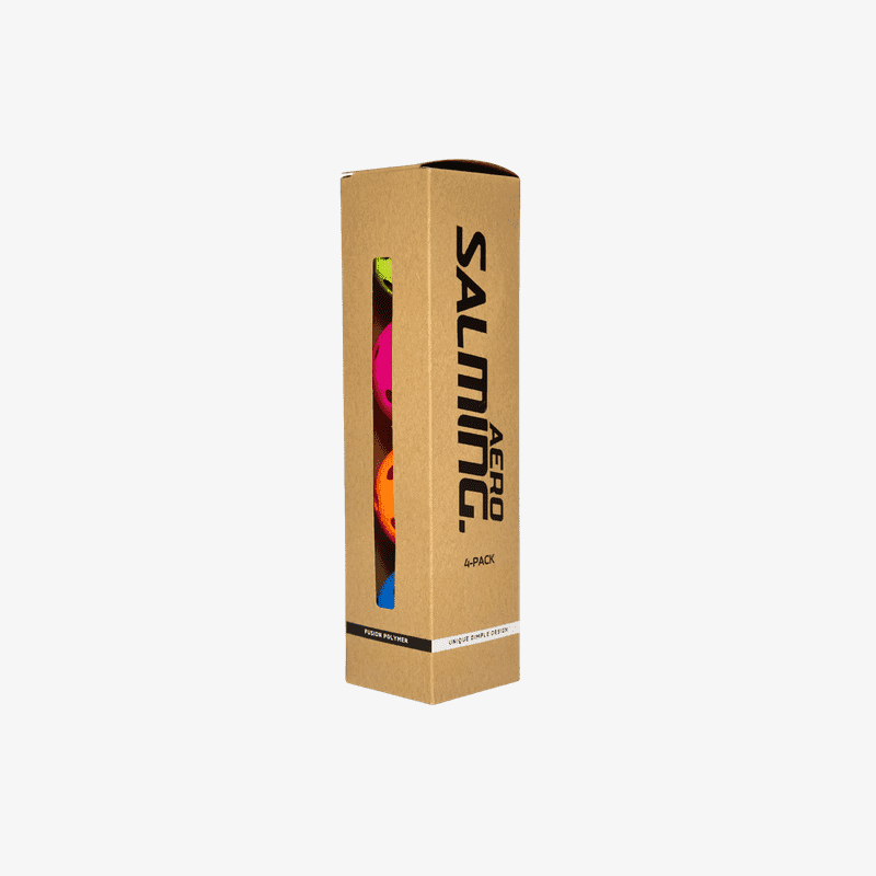 Floorball Ball Salming Aero 4er VP - Color Mix 