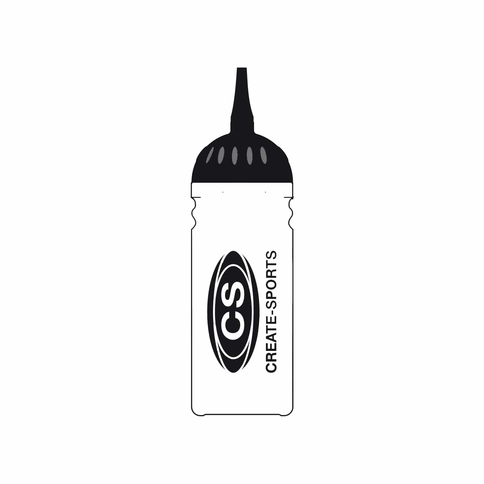 Trinkflasche Create Sports 0.7 Liter Full Colour mit Gumihalm