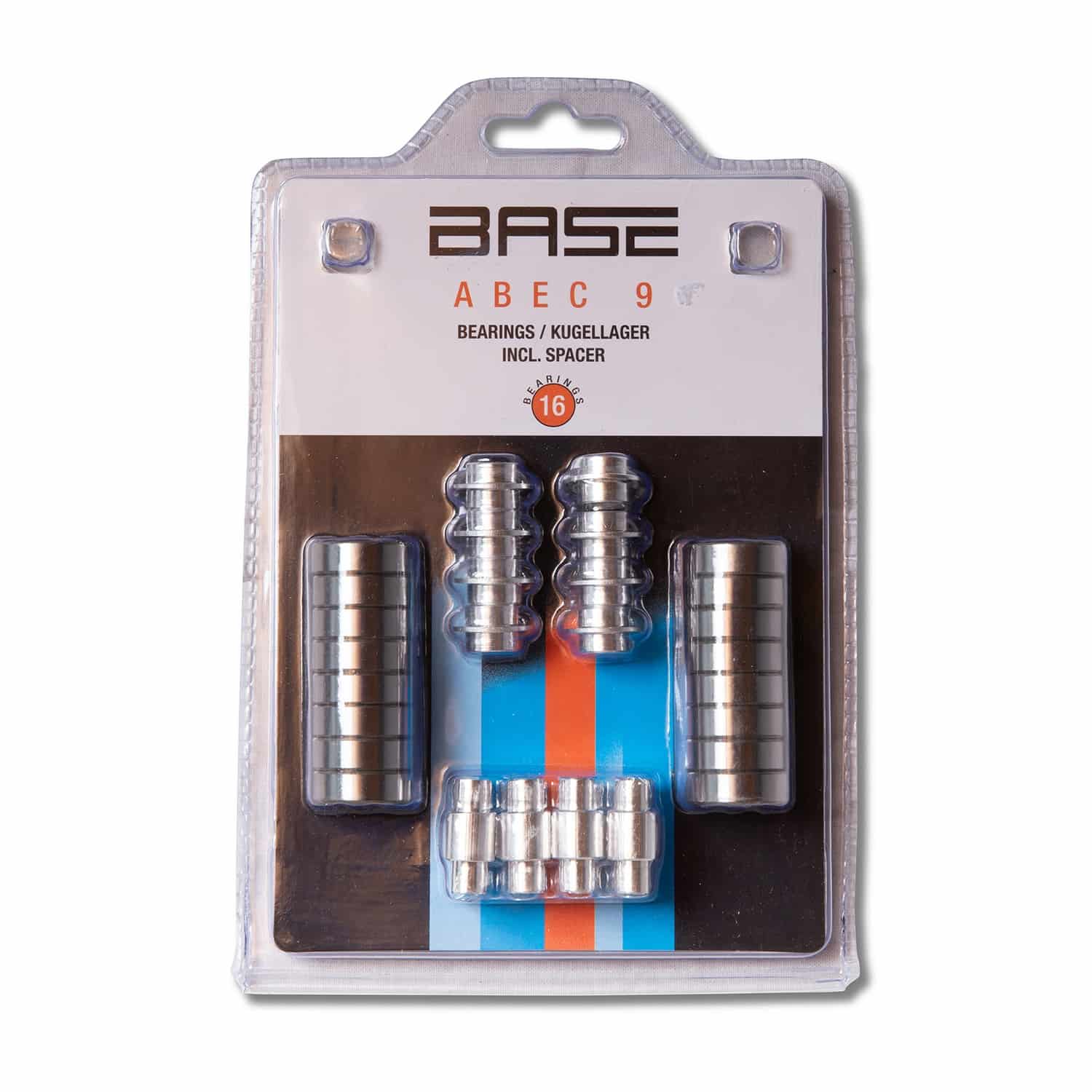 Kugellager Base ABEC 9 Set inkl Spacer Blister Pack