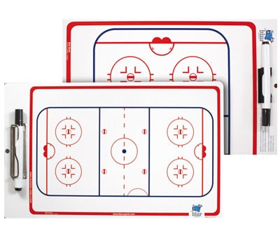 Taktiktafel Blue Sports Hockey Deluxe Clipboard 25cm x 40cm
